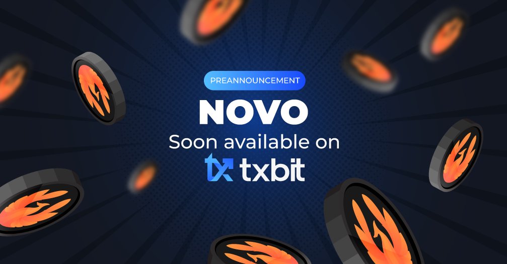 Txbit io On Twitter NOVO Preannouncement Exciting News We re txbit-io-on-twitter-novo-preannouncement-exciting-news-we-re