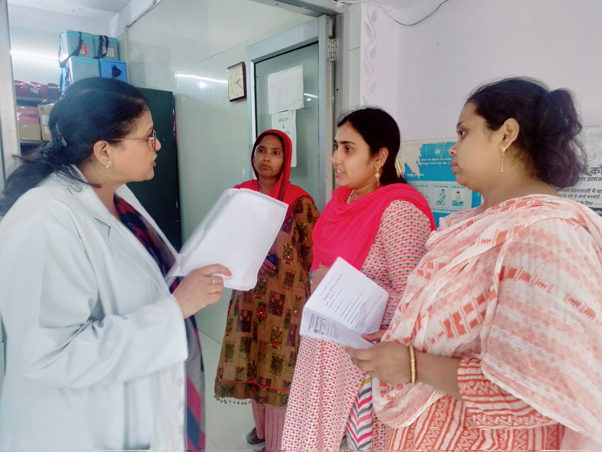 Princy06778992's tweet photo. @MoHFW_INDIA Progressive Foundation, with the backing of the National Health Mission, State Health Department, and District Health Administration UP, has effectively conducted a Cervical Cancer screening camp at UPHC Ujariyan. A total of 57 women were screened during the camp. https://t.co/sFBoGcU2of