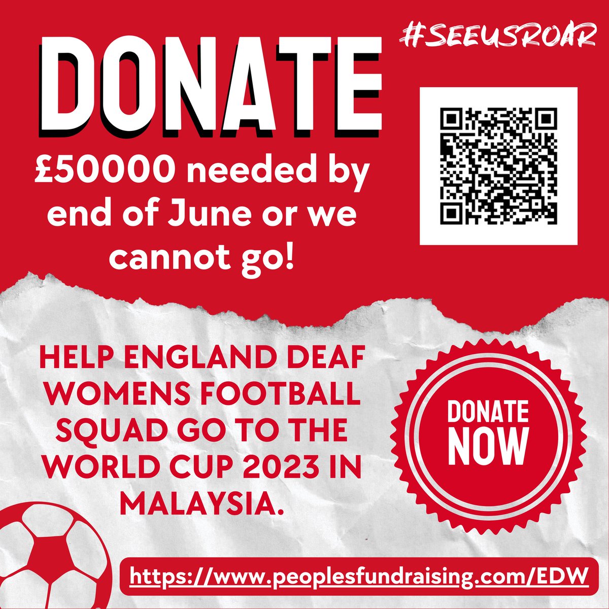 GBDeafFootball's tweet photo. We are delighted to announce @LFC legend Steven Gerrard has donated £5k to match @GNev2. Thank you very much on behalf of the England Deaf Women’s Football Squad. £38.5k left to find by end of June or the squad can’t go to the World Cup 2023 in Malaysia 

https://t.co/DDsjd0MZda https://t.co/01nzb5KJsG