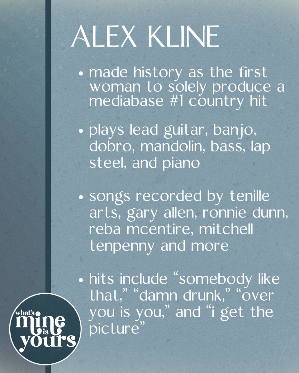 wmiypodcast's tweet photo. Check out the new episode of #wmiy with record breaking producer and #1 songwriter @alexplaysdobro! Listen now: https://t.co/BXcO2a1DcS
 
#alexkline #tenillearts #somebodylikethat https://t.co/WkPK63HqZN