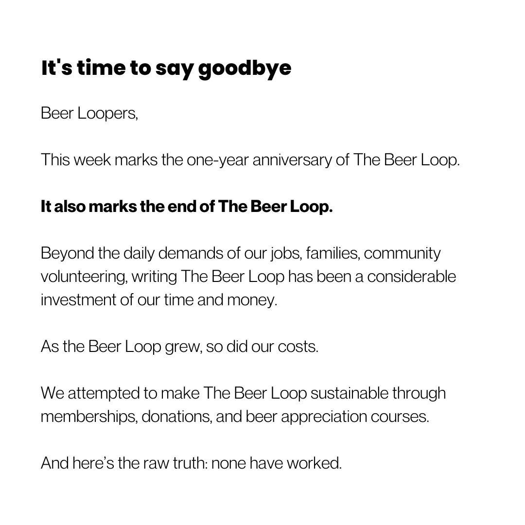The Beer Loop (@The_Beer_Loop) / Posts / X