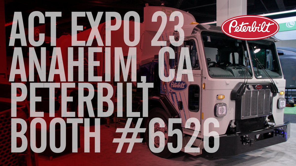 PeterbiltMotors's tweet photo. Take a look inside Peterbilt Booth #6526 at ACT Expo! https://t.co/JpKxbgs8uo
#PeterbiltPride #PeterbiltEV https://t.co/IVFLAqzKUx