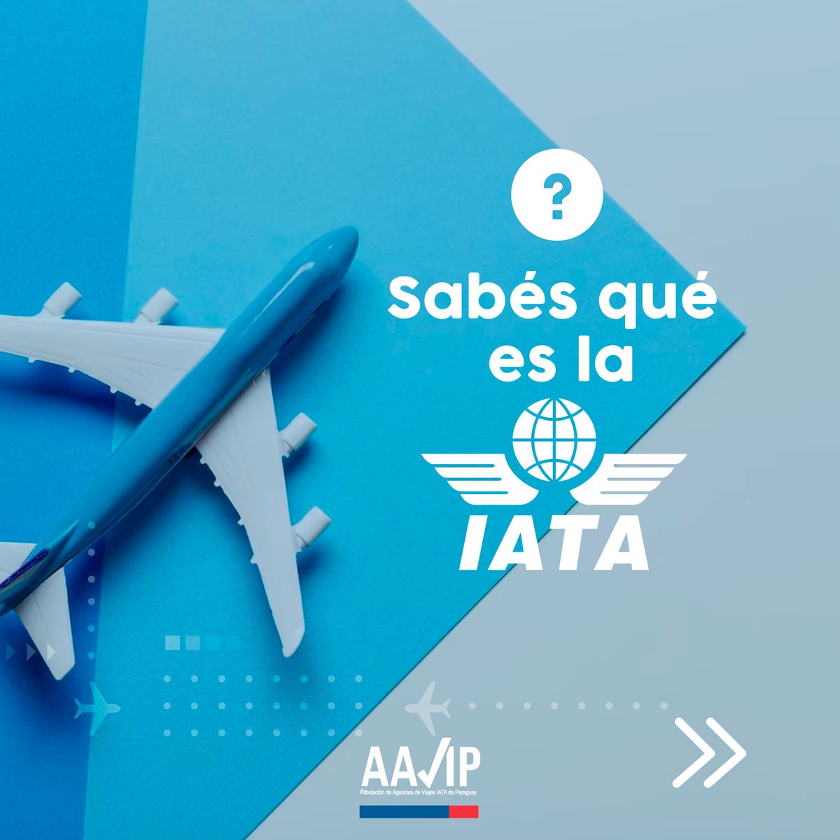AAVIParaguay's tweet photo. Con altos estándares comerciales y de seguridad se construye la Asociación Internacional de Transporte Aéreo hace mas de 70 años. Regulando así el sector de los viajes aéreos en todo el mundo. Viaja seguro con una agencia acreditada por la IATA

#somosIATA #aavip https://t.co/7TOPRvTtRF