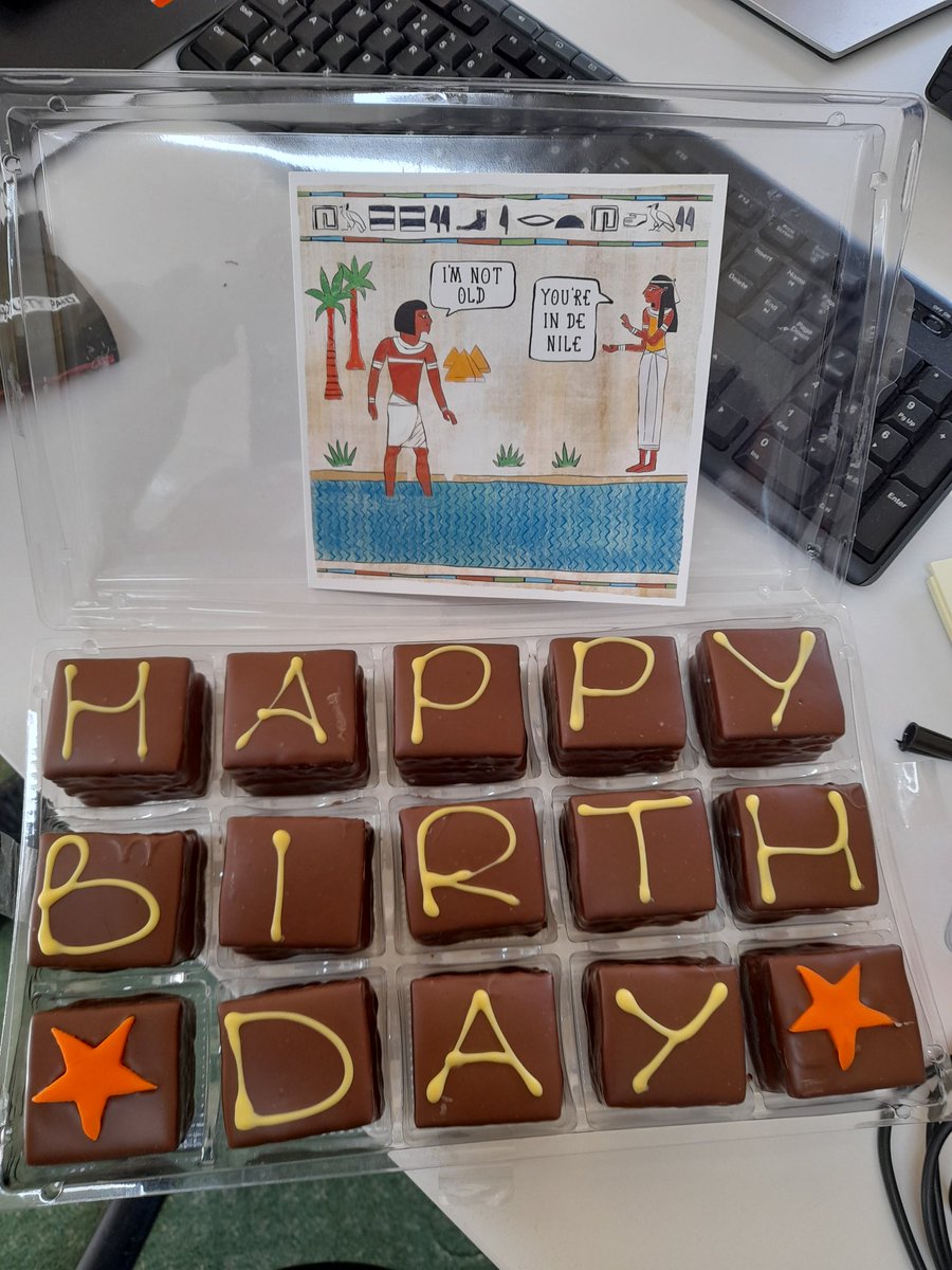 Thanks to all the staff at the housing project @CryptLeeds for my (slightly) early #50thbirthday. New project; new colleagues. Means a lot, guys.