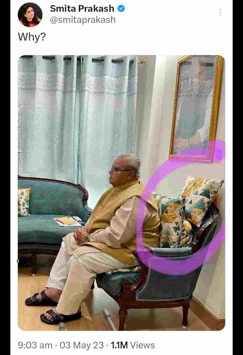 gsurya's tweet photo. As @RahulGandhi ji perfectly taunted #GodiMedia #Modia @smitaprakash once : लानत है!   

Did INC or media taunt #WeakPayee उर्फ़ #WastePayee like this when he was old &amp; bedridden for years? 

This is only the #SanghCulture of all the #NeechSanghi of #AreAssAss. https://t.co/XZxSeIYKgL