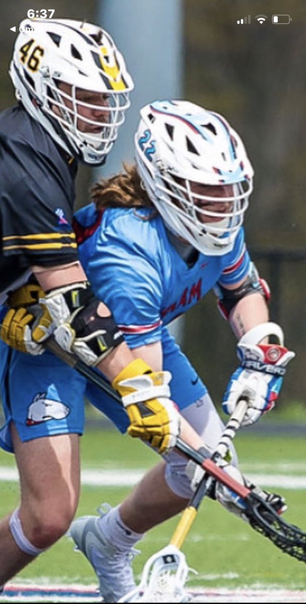 StowLaxClub's tweet photo. Hiram #22 @TheGrayPerry end of season 2. @SMF_Lacrosse @HiramMLAX https://t.co/c27wYQU5c7