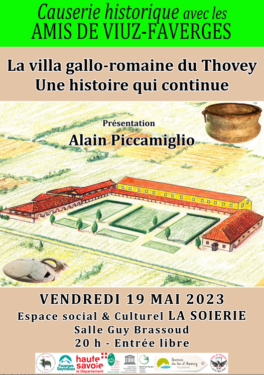 [#Conférence] 'La villa gallo-romaine du Thovey une histoire qui continue par Alain Piccamiglio, V19/05 à 20h à Faverges. 
guides-patrimoine-savoie-mont-blanc.fr/conference-la-…
#archéologie #hautesavoie #découverte #patrimoinesavoyard #histoiredesavoie #faverges #GuidesPSMB