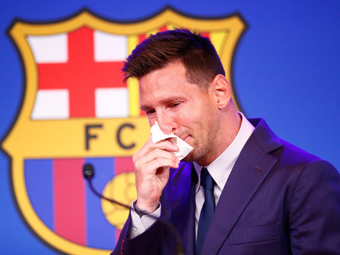 ManagingBarca's tweet photo. It's finally over.

Leo Messi will be at a big club next season. https://t.co/6nuo581fsd