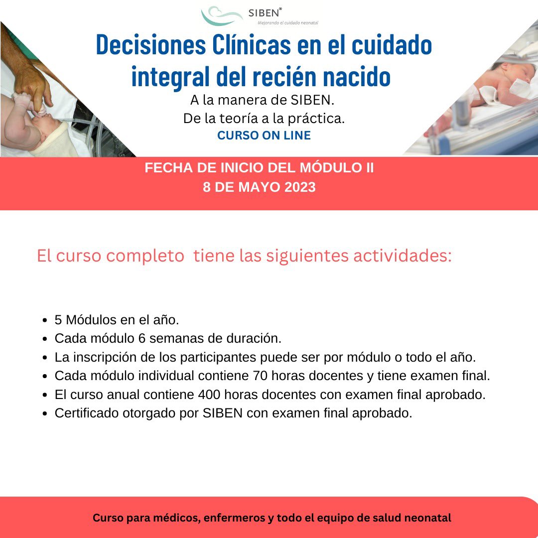 SOMOSSIBEN's tweet photo. Comienza el módulo II del curso anual de Neo . https://t.co/8bnS0SaAEV