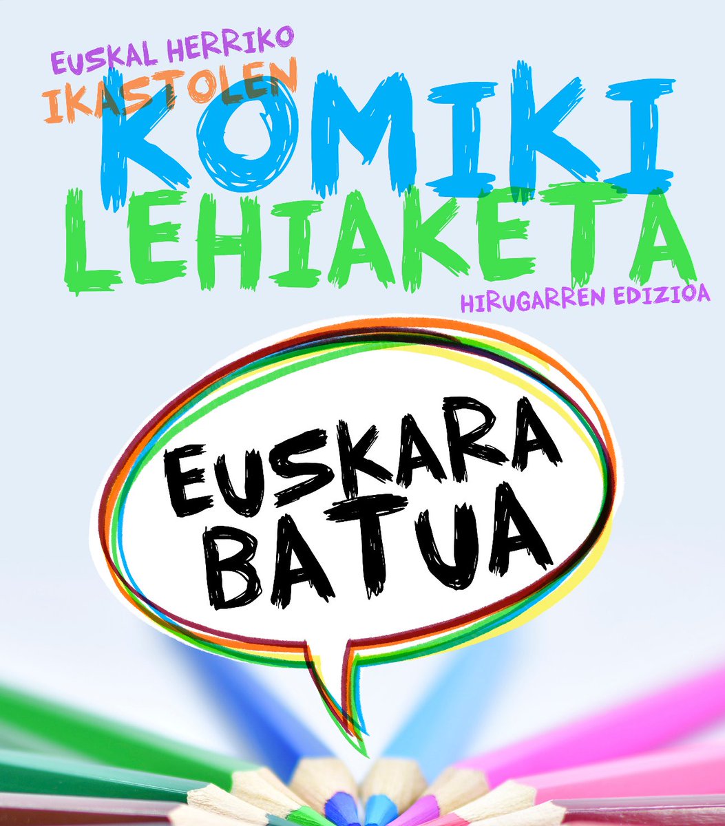josevisky's tweet photo. Pasa den astean Etxarri-Aranatz, Ondarroa, Agurain, Orereta eta Ziburuko ikastoletan izan nintzen Ikastolen 3. komiki lehiaketa dinamizatzen. Euskal komikiak badu etorkizuna! 💪💪💪
Gazteak! Animatu parte hartzera! Maiatzak 18 arte duzue epea ✍️😉👌 https://t.co/ZtYLETElWL