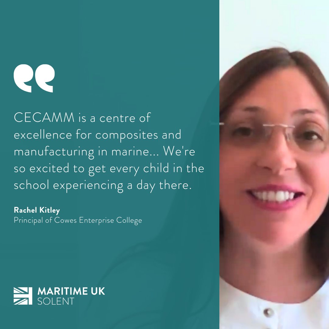 Rachel Kitley, Principal of Cowes Enterprise College, explains the value of introducing younger people to our fantastic maritime sector here in the Solent. 💬

Watch the full podcast: youtube.com/channel/UC2PWp…

#ukmaritime #solentmaritime #ukmaritime #marineuk #Solentuk