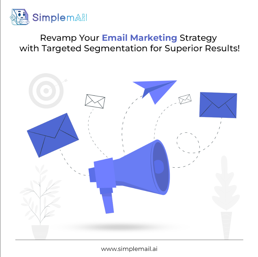 Boost your email campaign results with list segmentation. Personalized messages tailored to each segment lead to higher engagement and conversions. Elevate your email marketing strategy with this targeted approach.

#simplemail #emailmarketing #businessmanager #emailwriting #AI