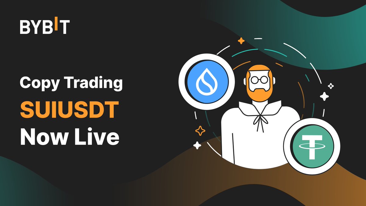 📢 We are excited to announce that #SUIUSDT is now available for Copy  Trading on #Bybit. You can now enjoy the benefits of Copy Trading with this  popular crypto! 👉🏻 Start now: