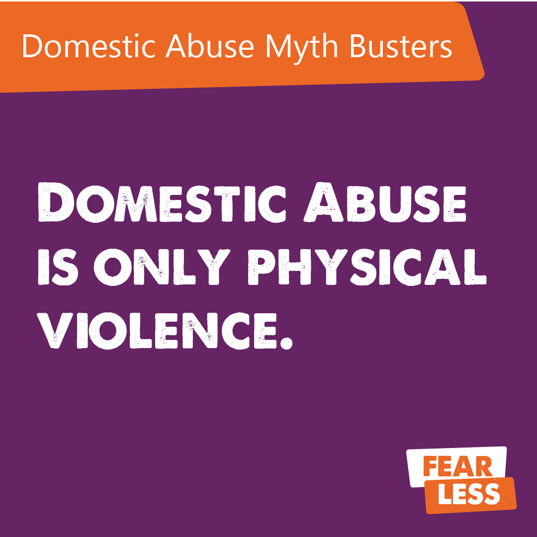 FearFreeCharity's tweet image. There are lots of #misconceptions and #myths around Domestic Abuse. These myths can make it difficult for people to seek help and for the public to understand the nature of Domestic Abuse.
#domestic #abuse #supportlocal #myth #FAQ
