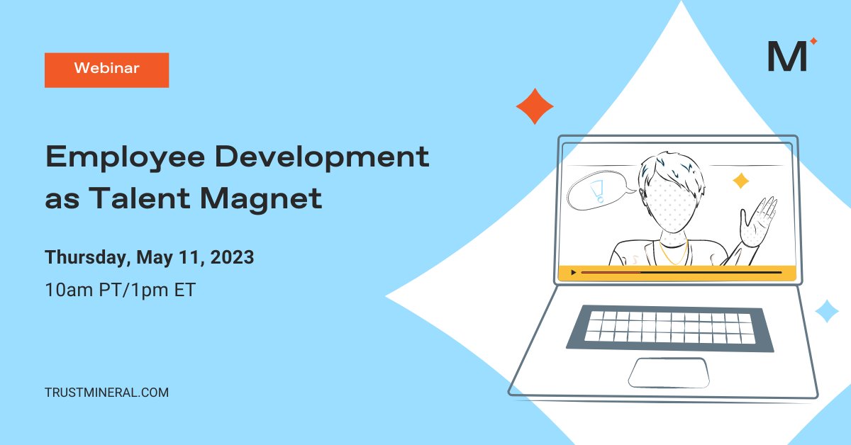 Join us on Thursday, May 11th to learn how to attract and retain great employees from Dr. Steven Hunt, Chief Expert of Work &amp; Technology <a href="/SAP/">SAP</a> &amp; author of Talent Tectonics: ow.ly/A8yu50O9BpX

#webinar #hiring #upskilling #reskilling #employeedevelopment #trustmineral
