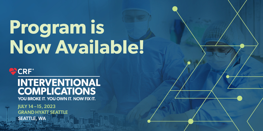 crfheart's tweet photo. The Program Guide is here! See what’s in store at #CompCourse2023. https://t.co/p9kX9NV1PB #CardioEd #CardioResearch #CardioTwitter @DrBillLombardi @jamiemccabeMD @ajaykirtane https://t.co/fiXCh6YTqV