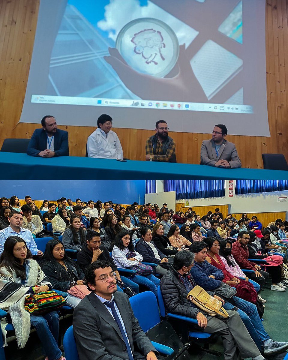 johnvinueza's tweet photo. Trabajar junto a la Academia es primordial 💪🏽 Estuvimos en la Facultad de Ciencias de la Espoch celebrando el día de la tierra 🌎 #eljohn #alcaldiaciudadana https://t.co/BPfS3WHjPd