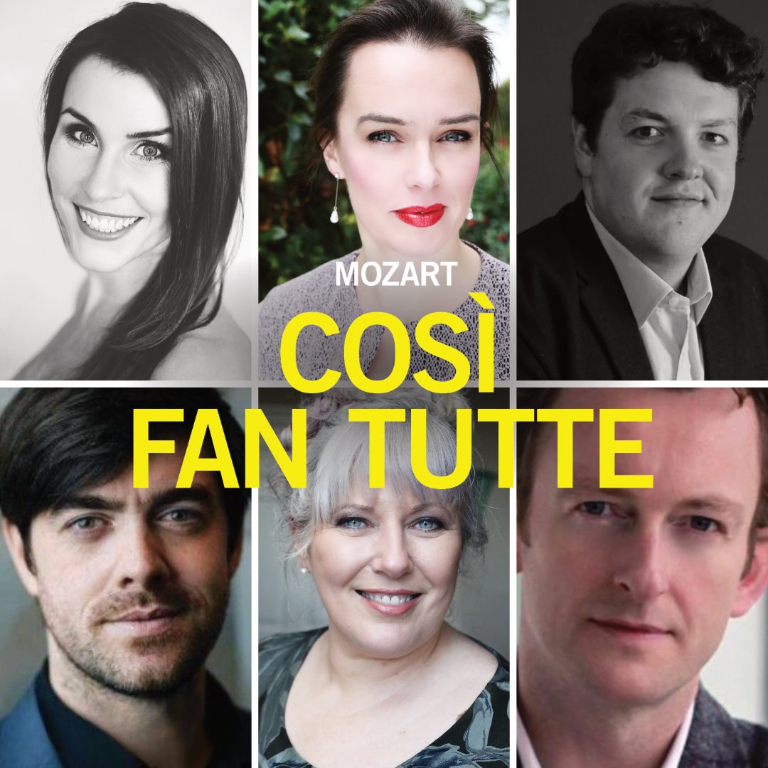 University Concert Hall (@uchlimerick) on Twitter photo Introducing <a href="/IrishNatOpera/">Irish National Opera</a> cast for Cosí Fan Tutte🎶
Anna Devin (soprano) as Fiordiligi
Sharon Carty (mezzosoprano) as Dorabella
Benjamin Russel (baritone) as Guglielmo
Dean Power (tenor) as Ferrando
Majella Cullagh (soprano) as Despina
John Molloy (bass) as Don Alfonso Introducing <a href="/IrishNatOpera/">Irish National Opera</a> cast for Cosí Fan Tutte🎶
Anna Devin (soprano) as Fiordiligi
Sharon Carty (mezzosoprano) as Dorabella
Benjamin Russel (baritone) as Guglielmo
Dean Power (tenor) as Ferrando
Majella Cullagh (soprano) as Despina
John Molloy (bass) as Don Alfonso