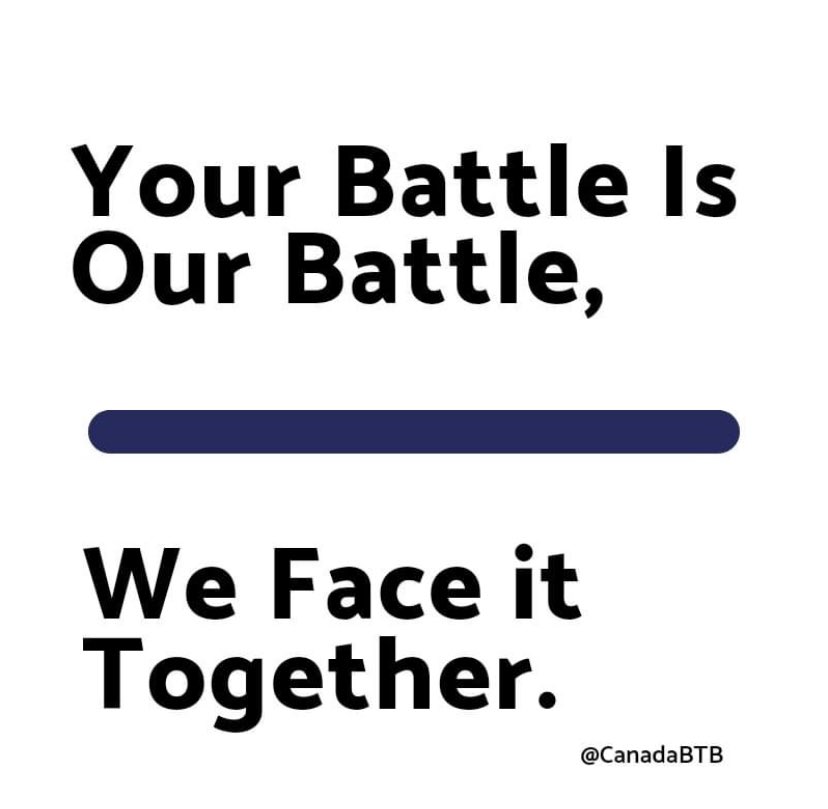 One may think suffering is an individual endeavor, especially behind the badge which is why we advocate for a simple message: No one fights alone. Connect with confidential CanadaBTB peer support program. #WeAreBTB #mentalhealthmatters #thinblueline #noonefightsalone