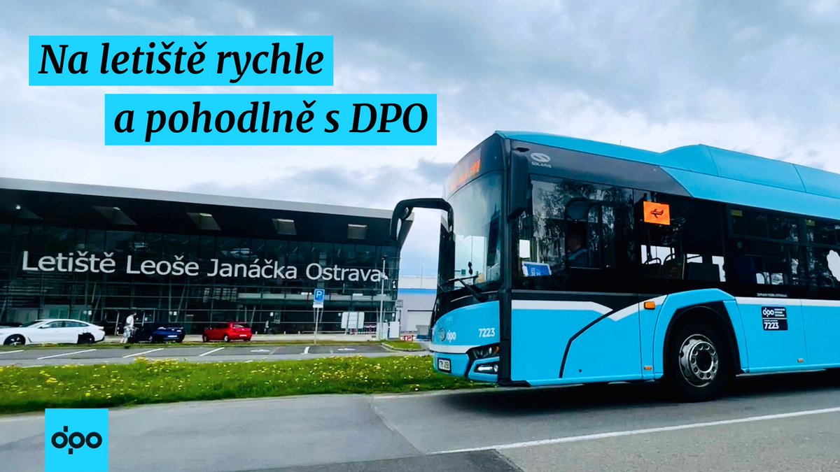 S DPO můžete do světa! ✈ Od května jsme spustili provoz linky Airport Express (AE), se kterou se pohodlně dostanete na pravidelné lety do Londýna a Varšavy, odkud můžete přímo pokračovat až do 80 dalších destinací. 🌍
Více o lince AE 👉 bit.ly/41YvfPX