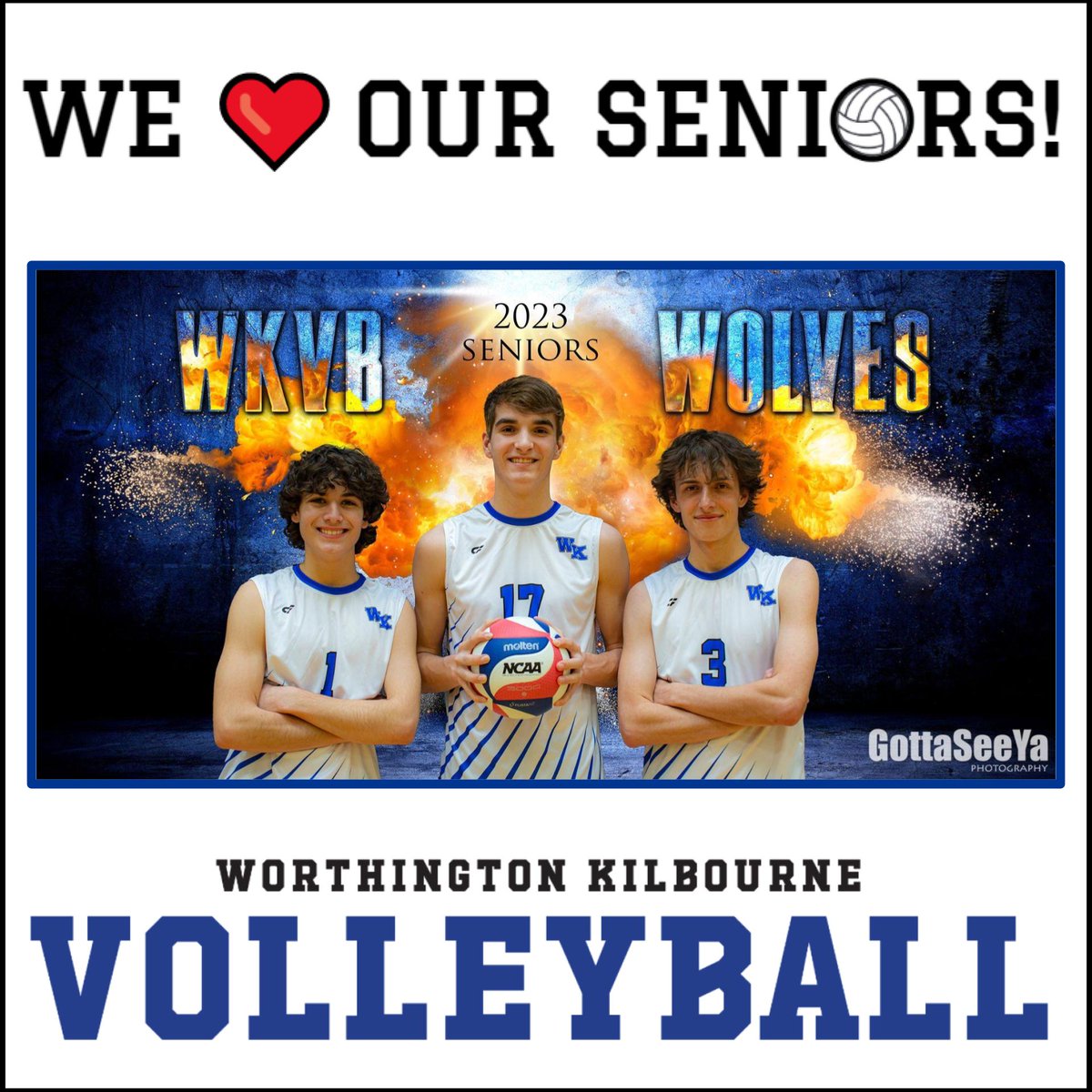 🏐  𝕀𝕥'𝕤 𝕊𝕖𝕟𝕚𝕠𝕣 ℕ𝕚𝕘𝕙𝕥!  🏐

The ceremony will begin immediately after the JVA game, which starts at 5:30.  Please come help us honor our amazing seniors!

#SeniorNightWolvesWVB