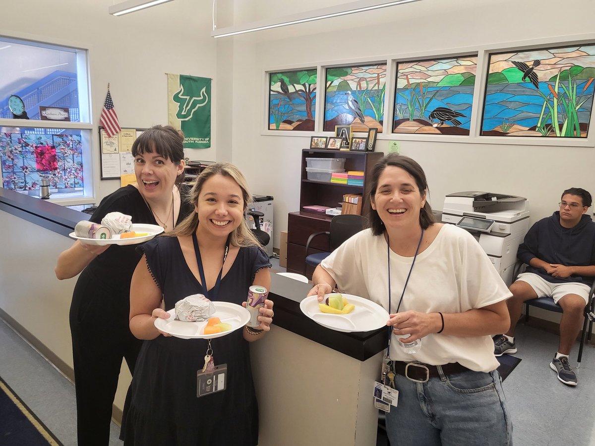 Thank you AHS IB Parents Club for Teacher Appreciation Week goodies for the staff. Your support and partnership means everything! 
<a href="/AlonsoIBParents/">AlonsoIBParents</a> 
<a href="/HillsboroughSch/">Hillsborough Schools</a> 
<a href="/SDHCMagnet/">HCPS Magnet Schools and Programs</a>