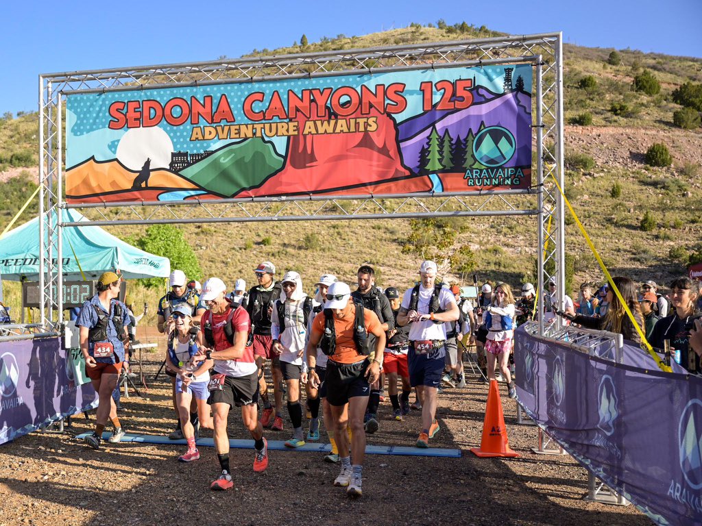 Cocodona 250 on Twitter "The inaugural Sedona Canyons 125 is underway