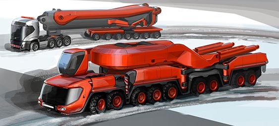 ranger_003's tweet image. An unusual truck concept 🟥⬜️⬛️
#truck #consept #car #red