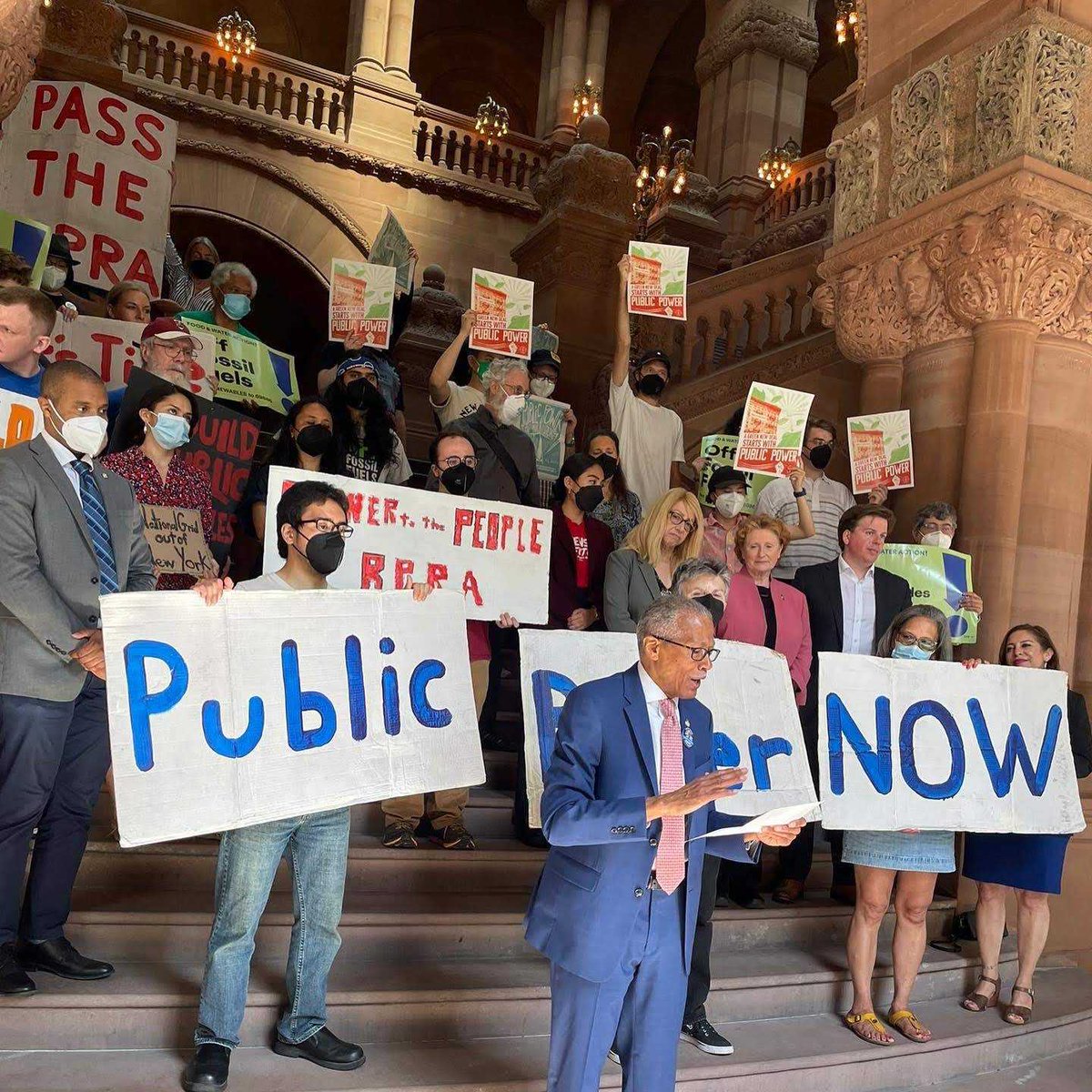 For 2+ years I've been fighting to pass the #BuildPublicRenewables Act. BPRA is a massive win for the working class! Now NYPA will be able to build, own, and operate renewable energy projects. This will create union jobs, lower utility bills, and help us hit our climate mandates.