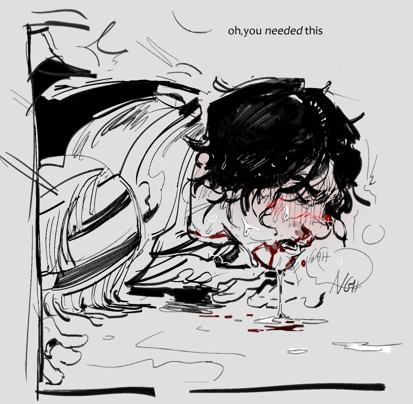 the King on his knees, what a sight