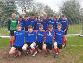Year 10 have just got through to the Schools County Cup final with a 5-3 win over a very good Queen Elizabeths High School from Gainsborough. 

Isaac Shepard Hat trick and 2 from Oliie Ross.

A fantastic team effort 👏 👏👏