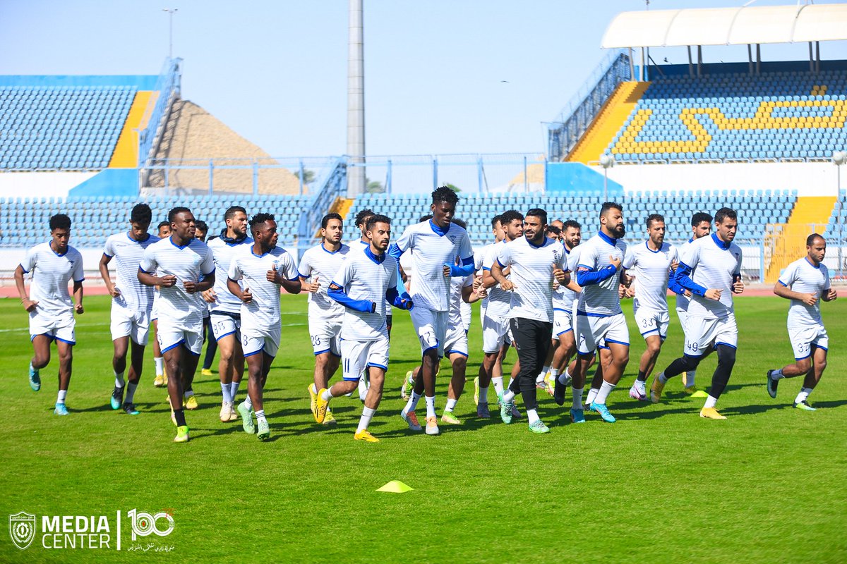 فريقنا على استعداد تام لمباراة الترسانة الجمعة القادمة 🔵💪