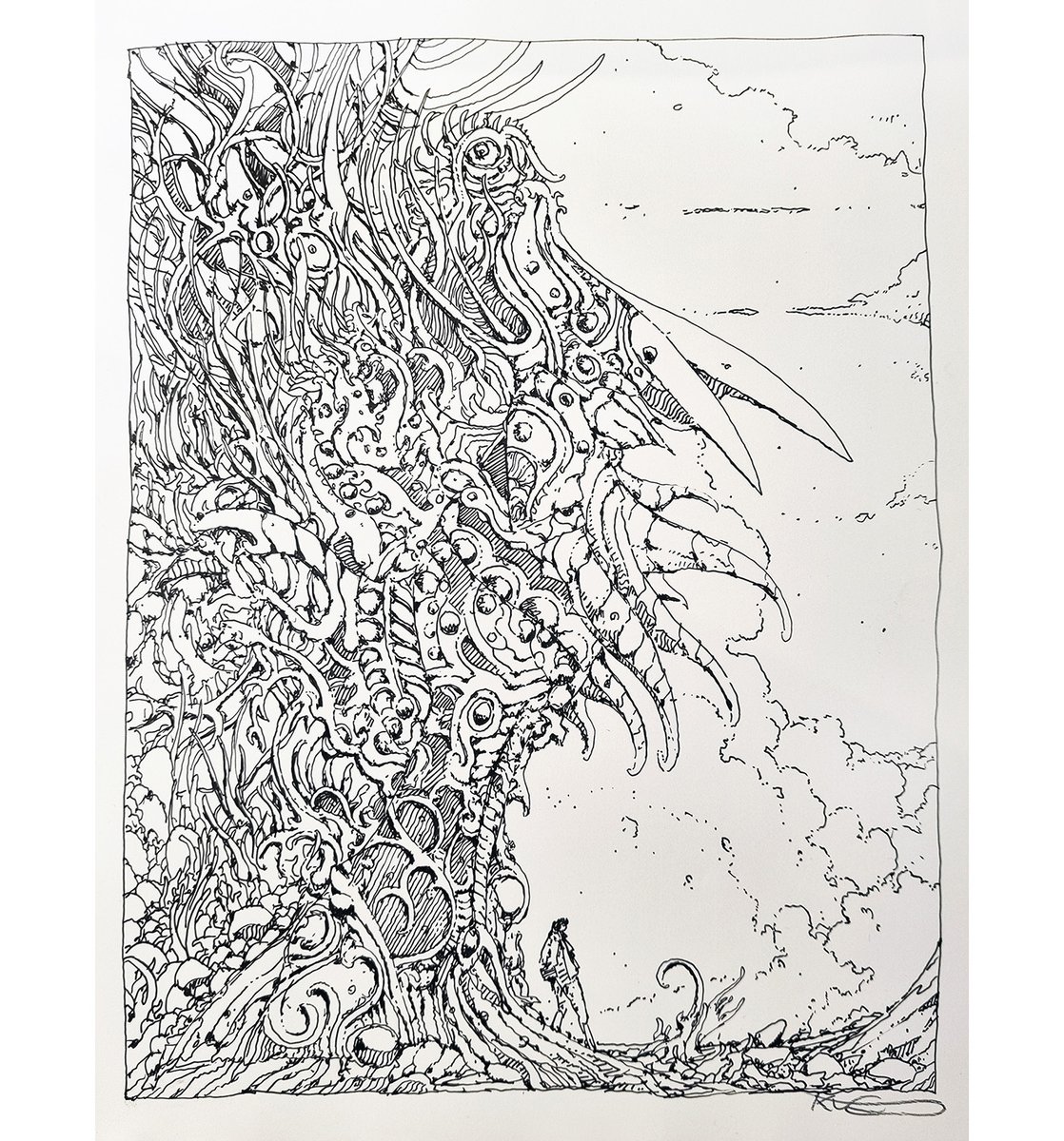A new Palace Life print titled “The Garden of the Unknown Knight" from @BLCKDRGNPRSS  tomorrow!  Timed edition for 48 hours and 80 signed copies available. One random order gets an original drawing. 
Available tomorrow May 4 5pm UK time through: blackdragonpress.co.uk/collections/all