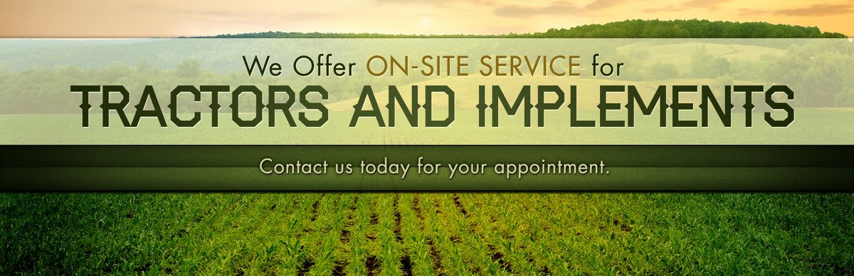 Contact us today to schedule on-site service for your tractors and implements! (970) 522-4829 #agservice