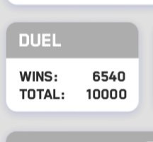 Completed 10000 duel games #clashmini