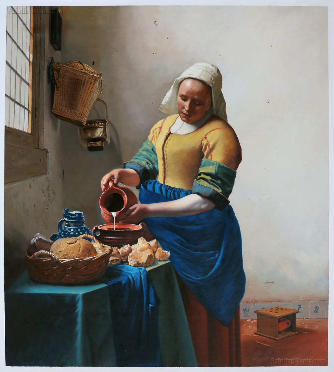 The film of the Vermeer exhibition, currently at the Rijksmuseum in Amsterdam, is simply stunning. As good (in some ways even better) than seeing the pictures face-to-face. You're taken in really close and the painting is amazing. Just wonderful.