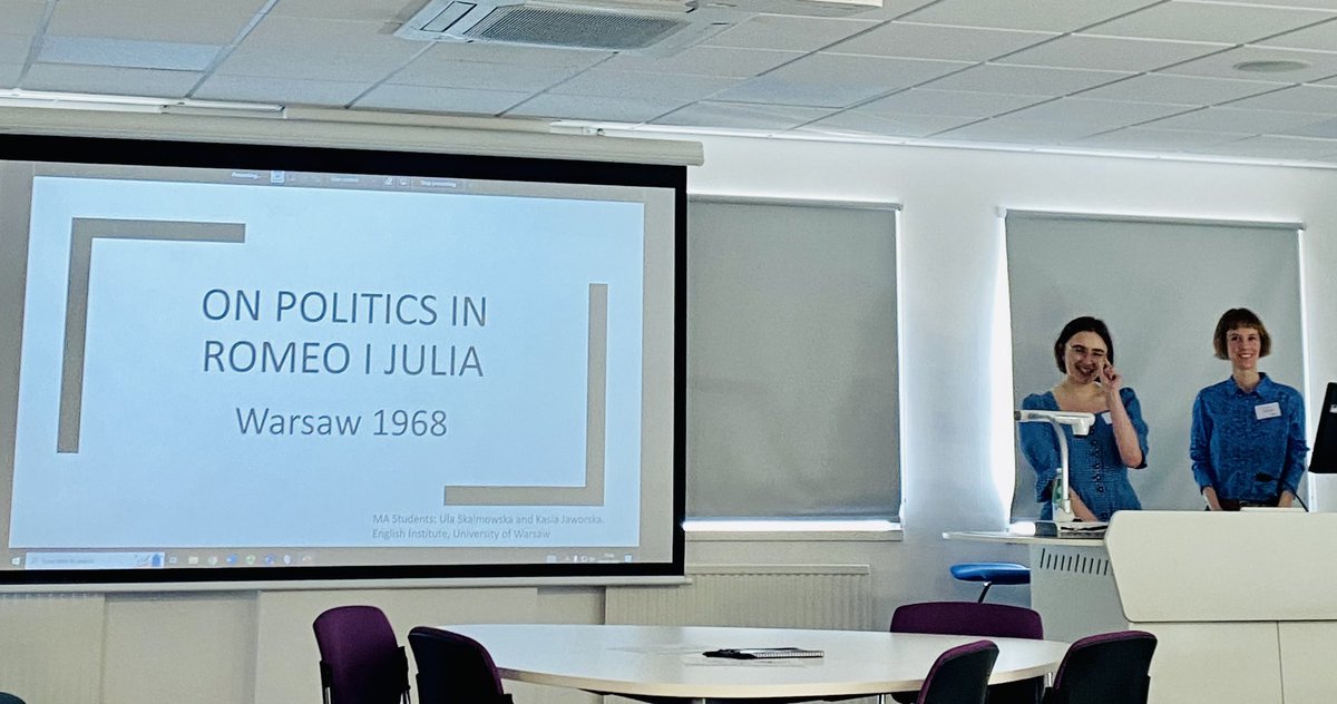 Katy Wareham Morris (@katy_wm) on Twitter photo Our <a href="/HumanitiesUw/">HumanitiesUW</a> #HumanNature2023 conference goes international for the 1st time! It is my great honour to invite Ula & Kasia to present their paper on Romeo&Juliet & #PoliticalPerformance in Poland. Our <a href="/HumanitiesUw/">HumanitiesUW</a> #HumanNature2023 conference goes international for the 1st time! It is my great honour to invite Ula & Kasia to present their paper on Romeo&Juliet & #PoliticalPerformance in Poland.