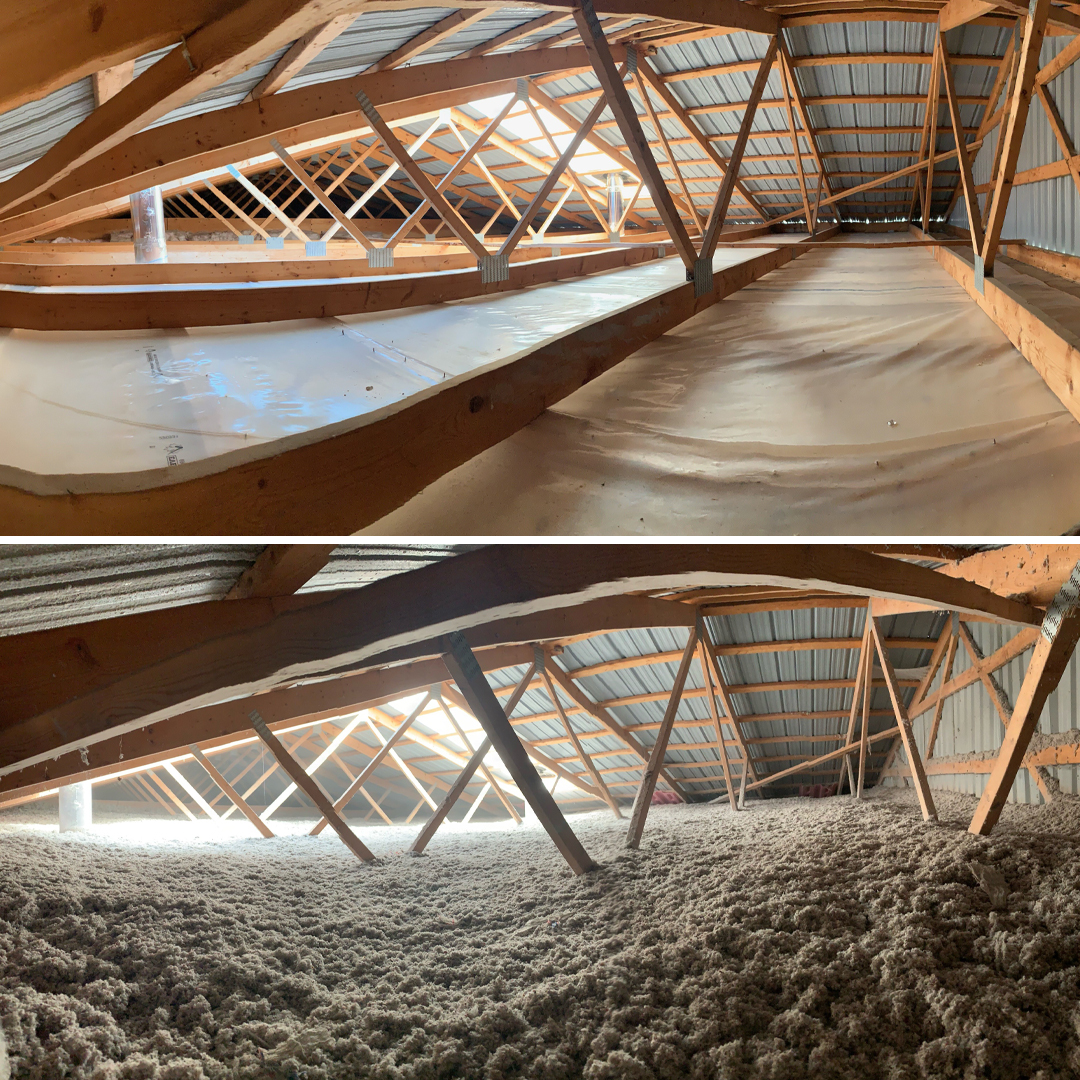 Cellulose insulation is an extremely sustainable product - it also offers excellent thermal resistance &amp; sound dampening qualities.

Cellulose has to be installed at a consistent depth. Uneven installation can lead to lower R-values, compromising the overall thermal performance.