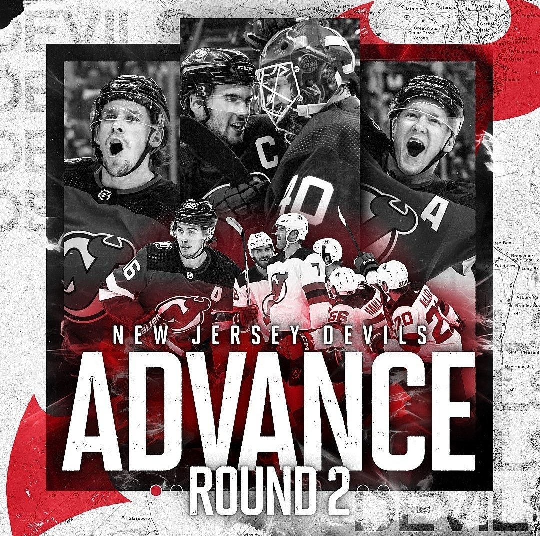 geedrums's tweet photo. So proud of my @NJDevils for going to round 2 and beating the Rangers!!   NY put up a fight in a few games and their goalie Igor was amazing!   My team stuck with it, made some changes and were mad focused!   I need to adopt those ways lol.   LET'S GO DEVILS!  Round 2 tonight! https://t.co/2o5IUejuUX