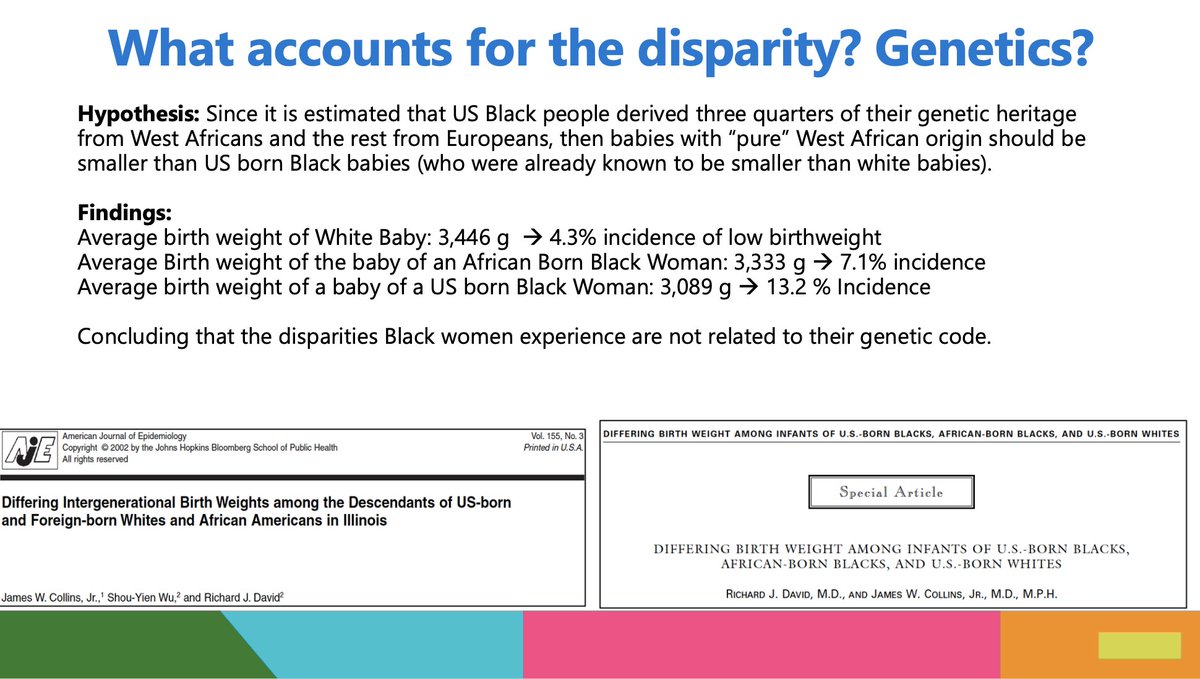 Dr. Christine Lusby PGY4 gave a fantastic #GrandRounds on #BirthingJustice this morning. Highlighting the data refuting that black mothers' genetics predispose them to adverse pregnancy outcomes prompted deep discussion within the department @LUMCObGyn. #blackmamasmatter
