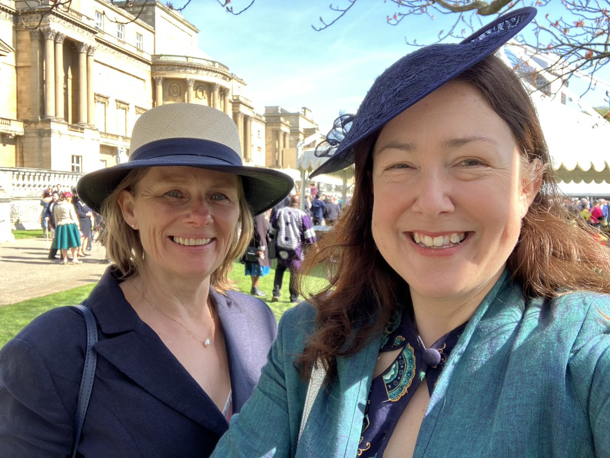 It’s the @SDAP_Tweets girls’ posh day out! Proud to represent SDAP volunteers at the Palace today.