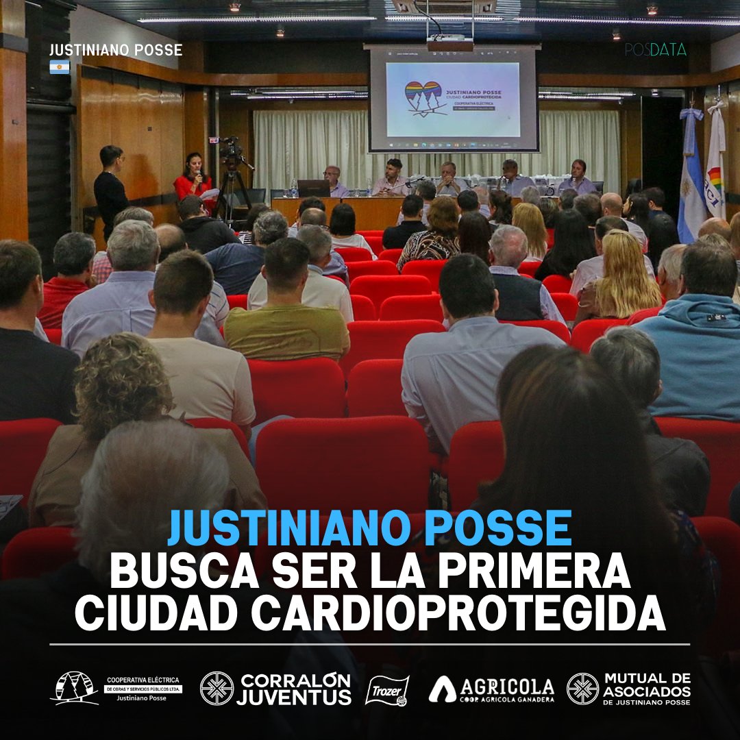PosdataOk's tweet photo. 🫀 "Hacemos la primera ciudad cardioprotegida del país" afirmaron autoridades de la Cooperativa Eléctrica en la última asamblea, celebrada el pasado viernes. https://t.co/Gib6A9TaWj