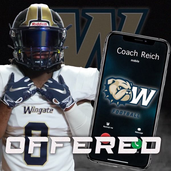 Blessed to receive an offer from Wingate University!!!!