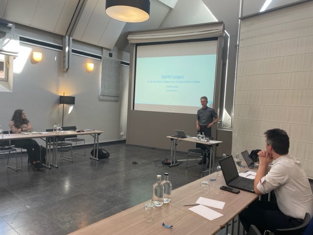 snippet_project's tweet image. Geert Deconinck presenting at the SNIPPET final event today at the Faculty Club in Leuven