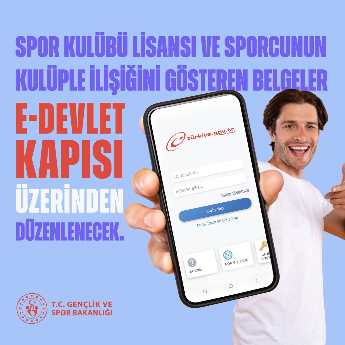 📣DUYURU

Spor Kulübü Lisansı ve Sporcunun Kulüple İlişiğini Gösteren Belgeler, <a href="/ekapi/">e-Devlet Kapısı</a> üzerinden düzenlenecek.