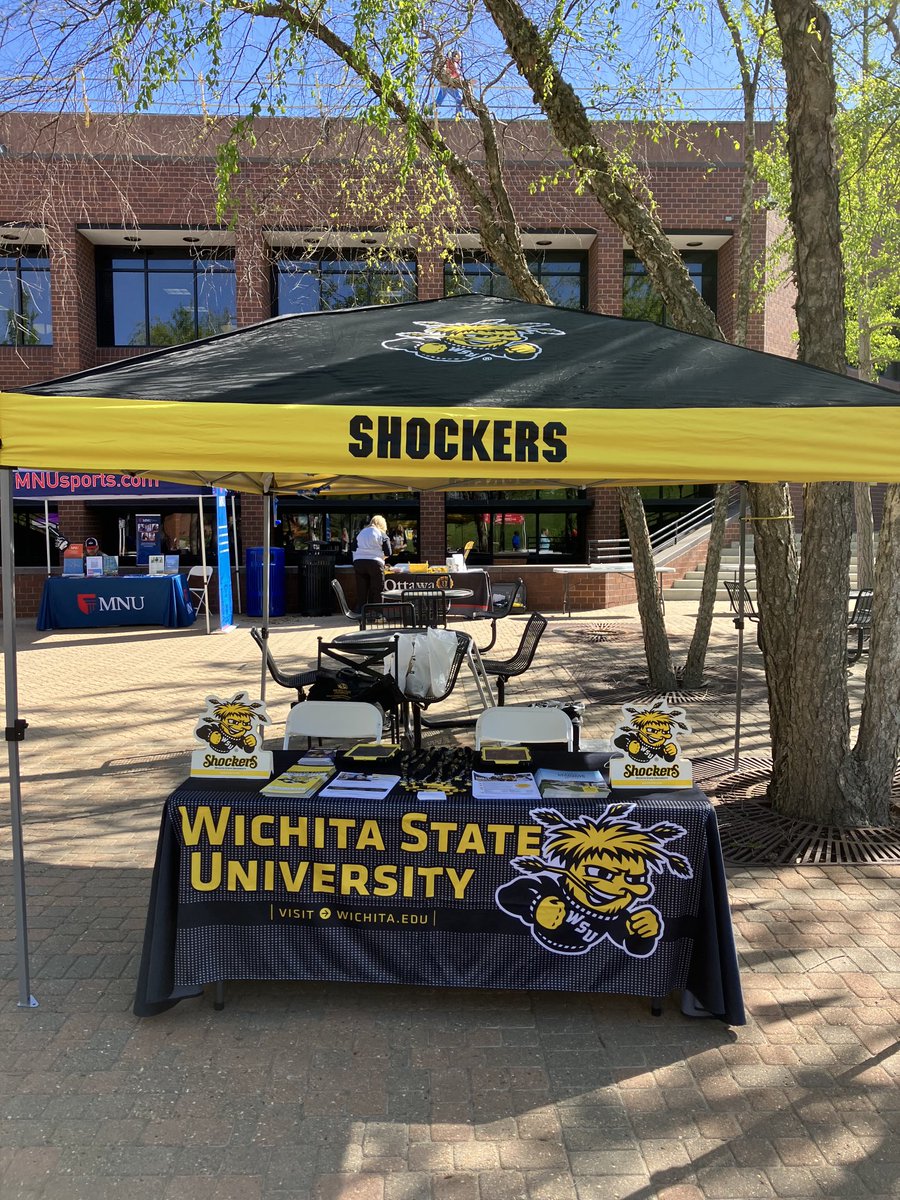 JCCC transfers, stop by the Wichita State tent during Cav Craze today and get great info on the # 1 transfer destination in the state for community college students. Fall enrollment is underway. ⁦<a href="/JCCCtweet/">Johnson County Community College</a>⁩ ⁦<a href="/KCShox/">Dana White Bolar</a>⁩ ⁦<a href="/wheatweet/">Bobby Gandu</a>⁩ ⁦<a href="/WuChad/">Chad Steinkamp</a>⁩