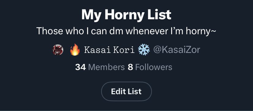 KasaiZor's tweet image. Anyone wanna have some fun~?

Retweet to get added to the list so I know I can poke you anytime~