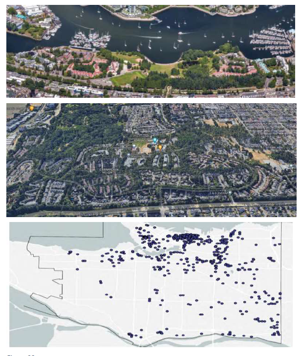 Fifteen percent of Vancouver housing is non market housing. Predominantly co-ops (shown in map) and predominantly built between 1974 and 1990. Neo liberal trends brought that to a halt in the 1990s. If we had continued to build non market at that rate the proportion would now be