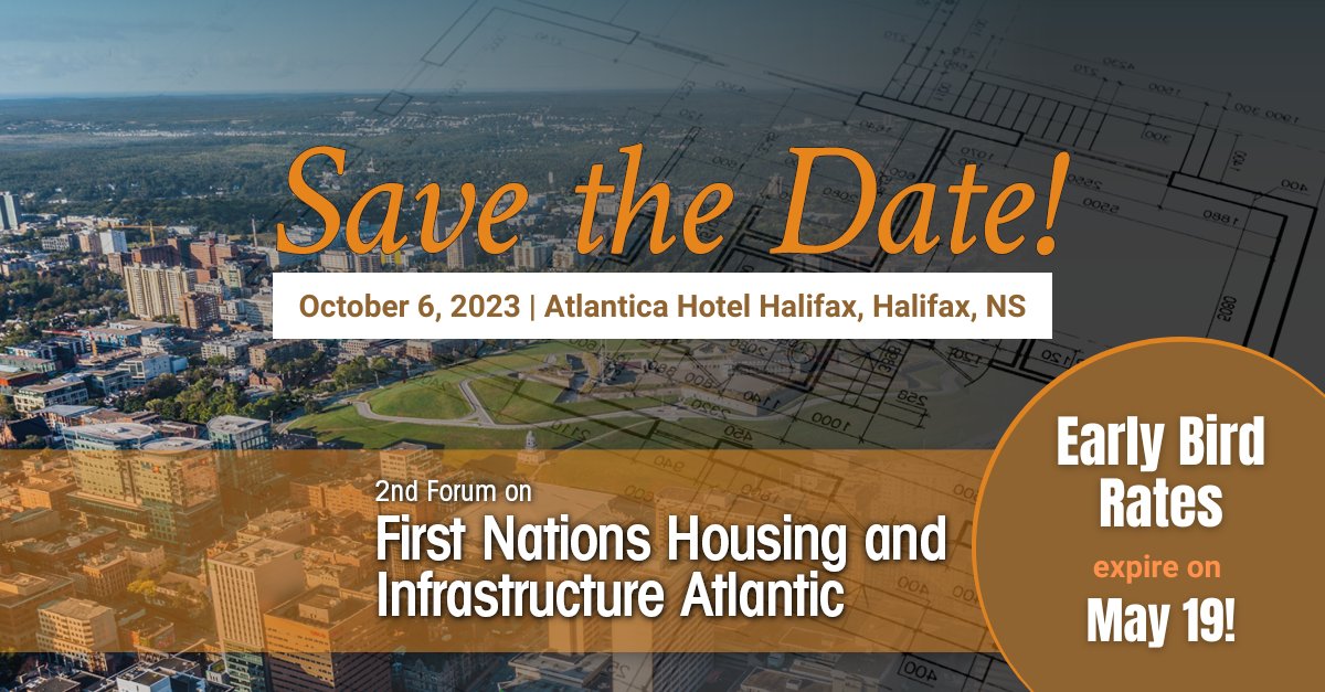 Registration is now open! Connect and hear the latest funding announcements and financing opportunities for both #housing and #infrastructure needs.

Learn more: bit.ly/3Lixfv0

#FNHousing #FirstNations #IndigenousHousing