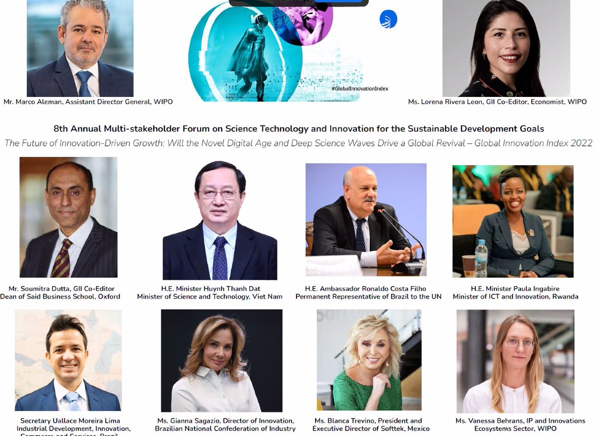 lorena_rleon's tweet photo. Governments can enable developing economies to participate in future innovation waves by:

🚀 Fostering grassroots innovations,
👐🏽 Opening up to global networks, and
💡 Addressing inequality to boost productivity.

@GI_Index at the 8th Annual Multi-stakeholder Forum on #STI4SDGs! https://t.co/nV2hJy6FZx